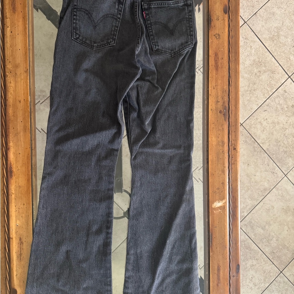 Levi's Dark Gray Flare Women's Jeans